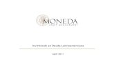April, 2001 - Moneda Asset Management: Outlook for Latin America Sovereigns