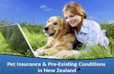 Pet Insurance & Pre-Existing Conditions in New Zealand