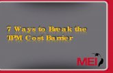 7 ways of reducing tpm cost