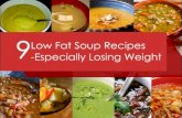9 Low Fat Soup Recipes Especially For Losing Weight