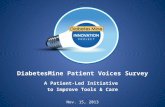 DiabetesMine Patient Survey Results - 2013 Summit Overview