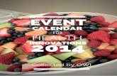 Health Innovation Event Calendar 2014