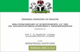 Federal Ministry Of Health Presentation