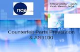 Counterfeit parts prevention   kristal snider and kevin beard