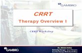 CRRT workshop (Therapy overview I)