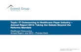 Healthcare   ito in healthcare payer - annual report - preview deck - july 2013
