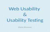 Usability  & Usability Testing