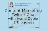 Content Marketing without Depending on Google #Tweetchat with Ivana Zuber @Bloggless