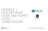Docker ansible-make-chef-puppet-unnecessary-minnihan