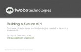 Nordic APIs - Building a Secure API