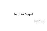 Introduction to Drupal - Installation, Anatomy, Terminologies