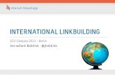 International linkbuilding by Jan-Willem Bobbink | Seo Campixx 2013