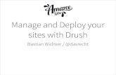 Manage and Deploy your sites with Drush
