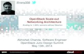 OpenStack Scale-out Networking Architecture