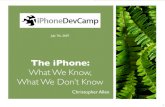 iPhone Dev Camp Keynote