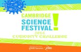 Curiosity Challenge Book 2014 - Cambridge Science Festival