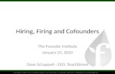 Hiring Firing Startup Employees (Founders Institute)