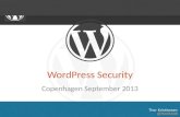 WordPress Security - WordPress Meetup Copenhagen 2013