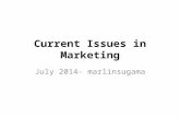 Current Issues in Marketing