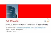 NoSQL and MySQL webinar - best of both worlds