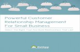 Powerful Customer Relationship Management For Small Business