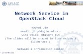 Network Service in OpenStack Cloud, by Yaohui Jin