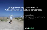 OER Growth in Higher Ed