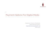 Payment options for digital media