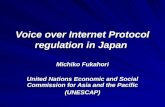Voice over Internt Protocol Regulation in Japan