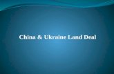 China vs ukraine land deal