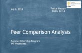 Peer Company Analysis