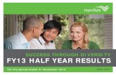 Navitas FY13 Interim results presentation