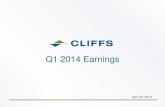 Clf 04242014 earnings call deck