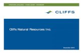 CLIFFS DEC 2010 Investor Slide Deck