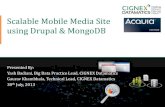 Drupal MongoDB Integration benefits Mobile Media Site with Speed and Scalability