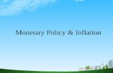 Monetary policy & inflation@ ppt