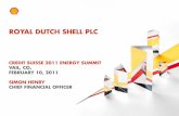 Simon Henry - Credit Suisse Energy Summit - February 10, 2011