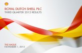 Analyst webcast presentation Royal Dutch Shell third quarter 2012 results