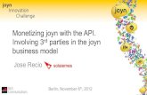 Monetizing Joyn with the REST API