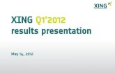 XING AG Q1 2012 results presentation
