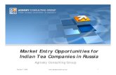 Indian Tea Expansion Into Russian Market