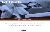 Data-Driven Crisis Monitoring: Turning Online Activity into Actionable Insights During Crisis Scenarios