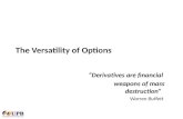 The Versatility of Options (session 4)