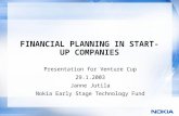 Financial Planning in Start-Up Companies