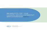 Benefits of clean development mechanism   2011