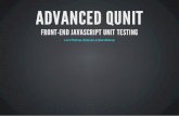 Advanced QUnit - Front-End JavaScript Unit Testing