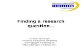 Finding research question