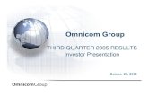 omnicom group  Q3 2005 Investor Presentation