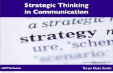 Strategic Thinking in Communication