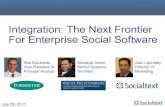 Integration: The Next Frontier for Social Software